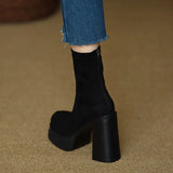 Olga - Stiefel mit modernem Stil und dem Komfort von Wildleder