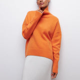Gerda | Rollkragen-Kabelstrickpullover