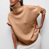 Gerda | Rollkragen-Kabelstrickpullover