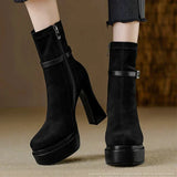 Janete - Luxuriöse Plateau-Stiefel mit Komfort und Stil in jedem Schritt
