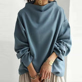 Sylvia | Oversized Oberteil mit Mock-Neck