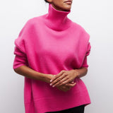 Gerda | Rollkragen-Kabelstrickpullover