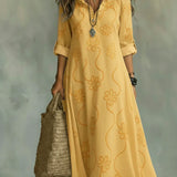 Sommerlange Blütenkleid Sienna