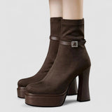 Janete - Luxuriöse Plateau-Stiefel mit Komfort und Stil in jedem Schritt