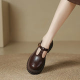 Mary Janes - Eleganter Lederschuh