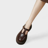 Mary Janes - Eleganter Lederschuh