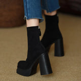 Olga - Stiefel mit modernem Stil und dem Komfort von Wildleder