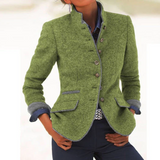 Valéria - Eleganter Cardigan mit Stehkragen