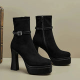 Janete - Luxuriöse Plateau-Stiefel mit Komfort und Stil in jedem Schritt