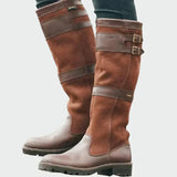 Retro-Lederstiefel