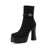 Janete - Luxuriöse Plateau-Stiefel mit Komfort und Stil in jedem Schritt