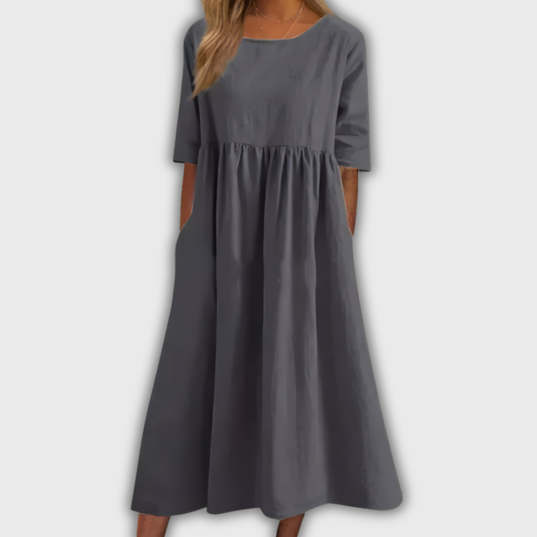 Sofia | Robe en Harmonie Bleue