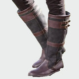 Retro-Lederstiefel