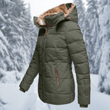 Gertrud | Winterliche Fellkapuze Jacke