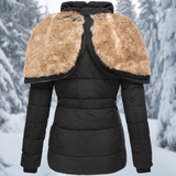 Gertrud | Winterliche Fellkapuze Jacke
