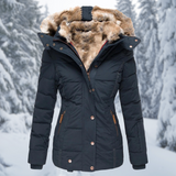 Gertrud | Winterliche Fellkapuze Jacke