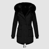 Gisela | Winterliche Parka mit Kunstfellkapuze Jacke