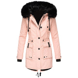 Gisela | Winterliche Parka mit Kunstfellkapuze Jacke