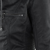 Sieglinde | Kapuzenjacke in Lederoptik