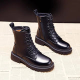 Waltraud | Gefütterte Schnür Stiefel