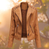 Sylvia | Lederjacke im Biker-Schnitt