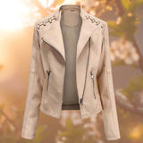 Sylvia | Lederjacke im Biker-Schnitt