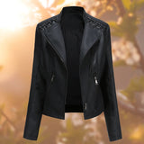 Sylvia | Lederjacke im Biker-Schnitt