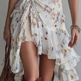 Josefine™ | Elegantes Boho-Kleid mit Blumen-Print und Rüschen