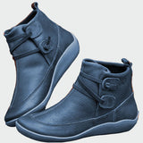 Premium-Leder-Orthopädische Stiefeletten