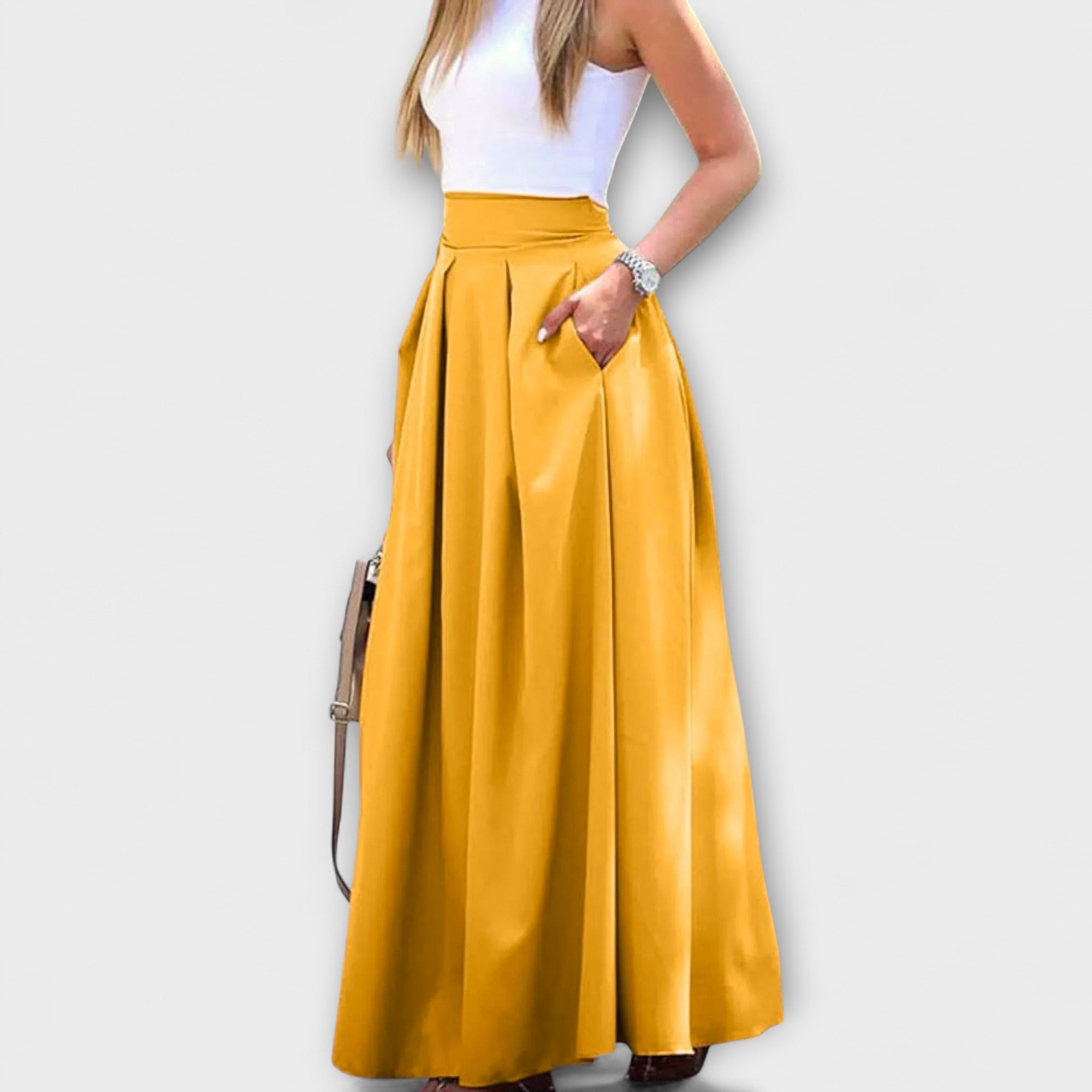 Tzafira – Jupe maxi élégante à taille haute