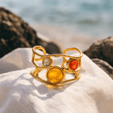 Bagues Solaires Dorées