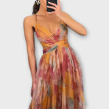 Robe Maxikleid Annai Mesh - Élégante et Près du Corps