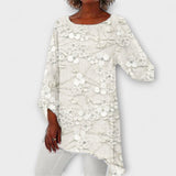 Harper - Blouse avec imprimé floral en cristal