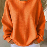 Rita | Weiches Waffelstrick-Sweatshirt