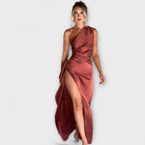 Robe Maxi à Une Épaule