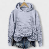 Grace – Hoodie Vintage Avec Imprimé Floral