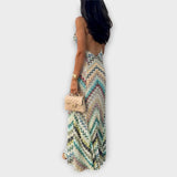 Remi - Robe maxi à motif chevrons coloré Missoni