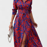 Bianca - Robe à motif animal