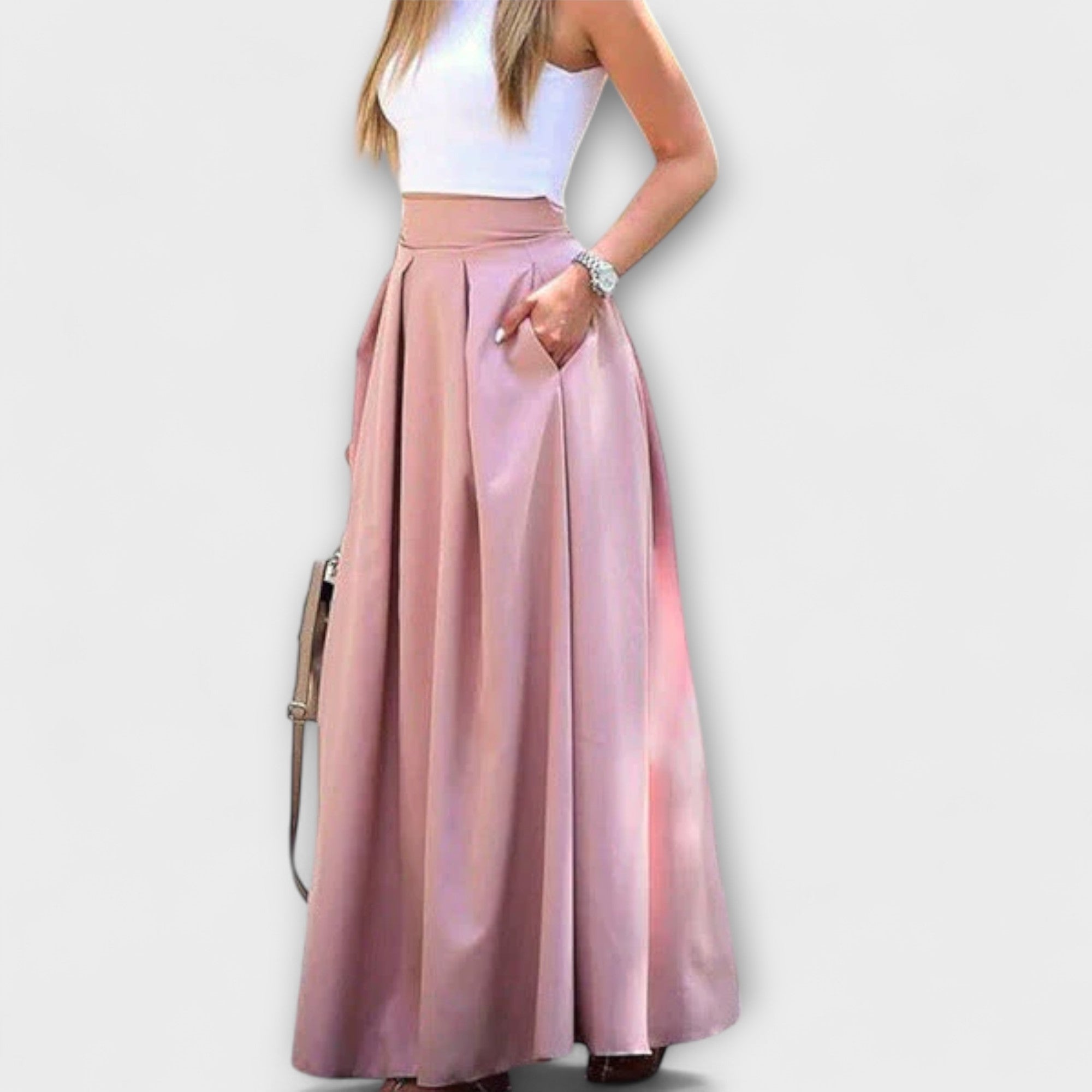 Tzafira – Jupe maxi élégante à taille haute