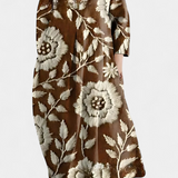 Ana - Robe fluide avec motif