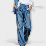 Ava - Jeans de haute qualité avec jambe large