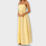 Svea - Robe Maxi en Bare Bloom