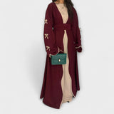 Jasmin - Duo de Cardigan Chic et Robe avec Détails en Nœud