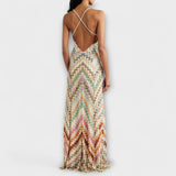 Remi - Robe maxi à motif chevrons coloré Missoni