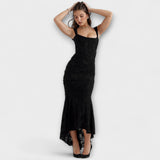 Renske - Robe longue avec un corset élégant et raffiné