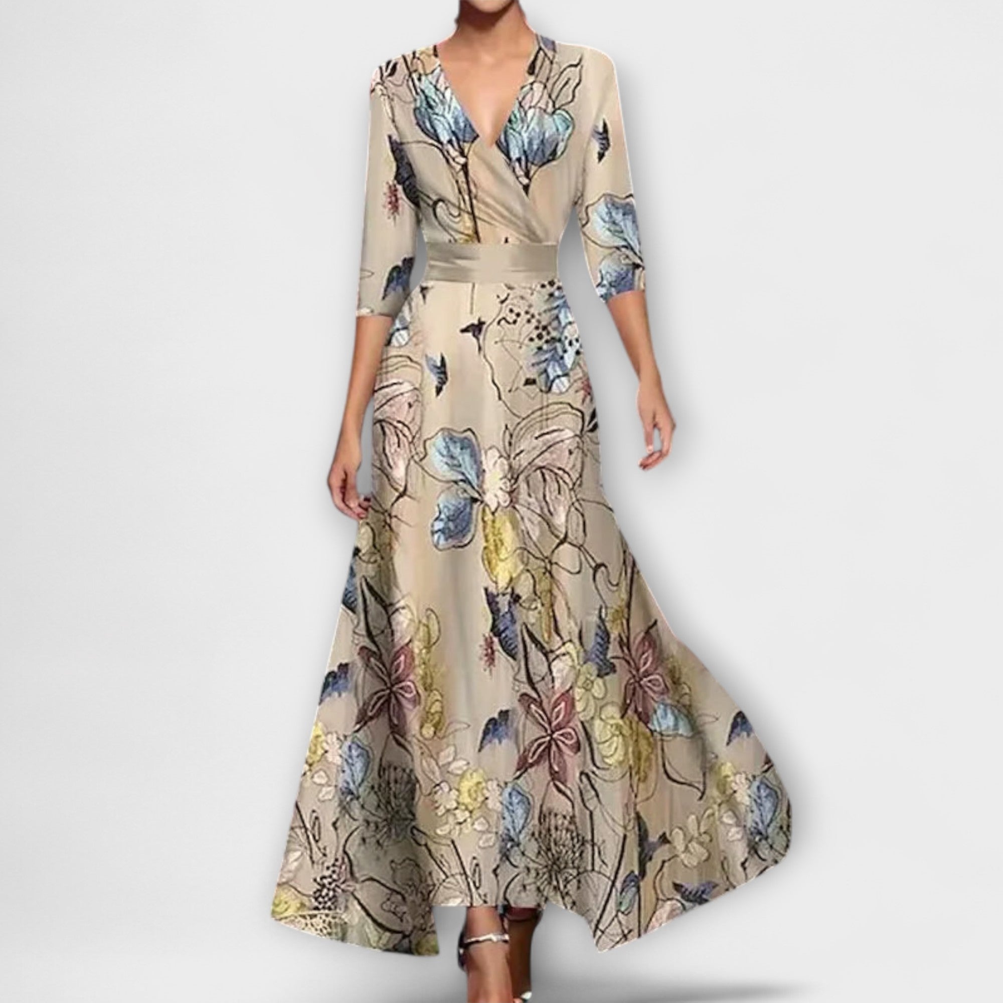 Alma - Robe pour Femme au Design Élégant des Manches