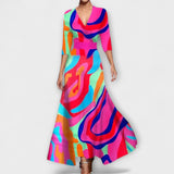 Alma - Robe pour Femme au Design Élégant des Manches