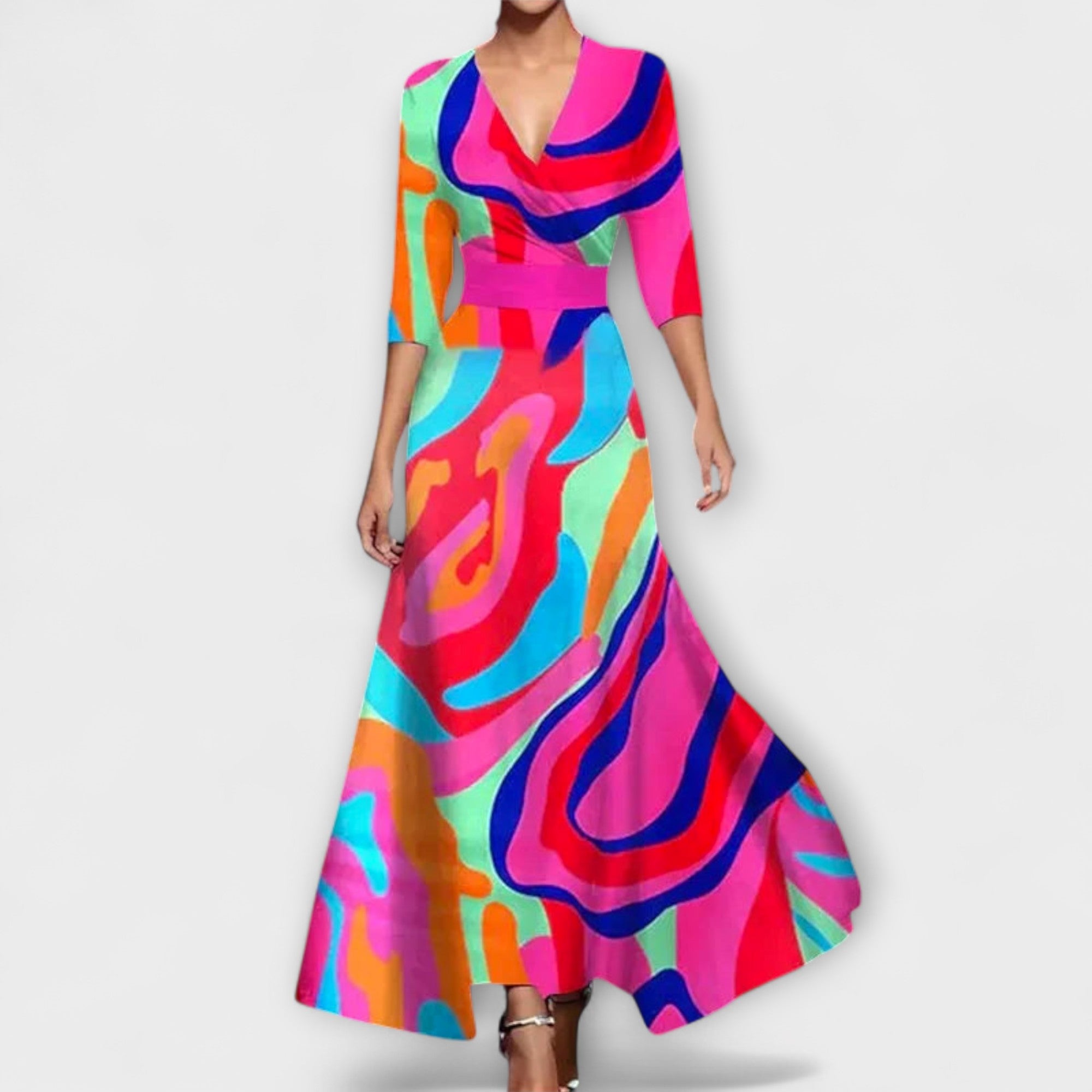 Alma - Robe pour Femme au Design Élégant des Manches
