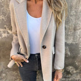 ROSIE | Lässige Jacke mit langen Ärmeln und Revers
