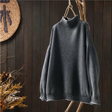 Hannelore | Grober Rollkragen Pullover